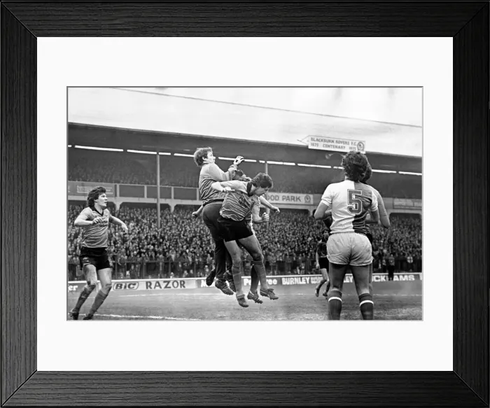 Framed Print : Blackburn Rovers 1 v. Derby County 0. Division Two Football. February 1981MF01-28-032 Framed Print : Blackburn Rovers 1 v. Derby County 0. Division Two Football. February 1981MF01-28-032