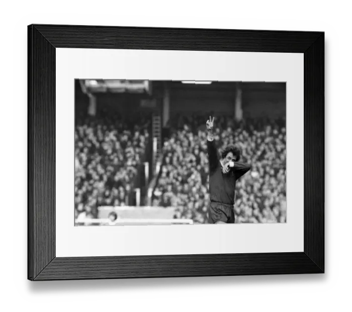Framed Print : Liverpool 2 v. Birmingham City 2. Division One Football. February 1981 MF01-30-046 Framed Print : Liverpool 2 v. Birmingham City 2. Division One Football. February 1981 MF01-30-046