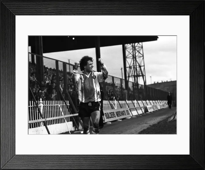 Framed Print : Sheffield United 2 v. Reading 0. Division Three Football. February 1981 MF01-26-003