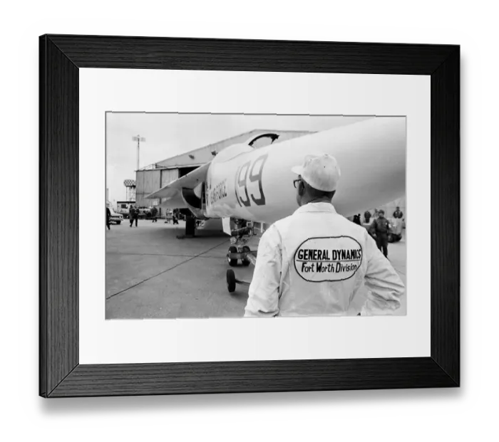 Framed Print : F111 USaF Swing wing bomber. 25th May 1967 Framed Print : F111 USaF Swing wing bomber. 25th May 1967