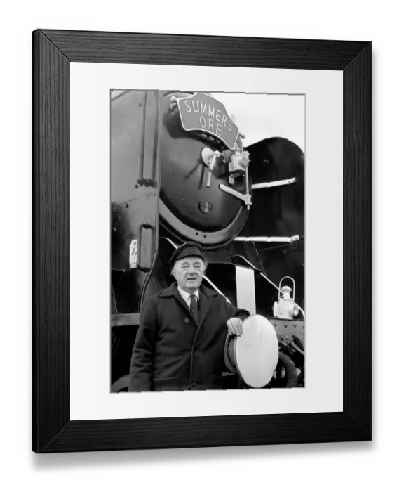 Framed Print : Mighty Riddles Standard class 9F No. 92203 pulls the last steam-hauled iron ore train