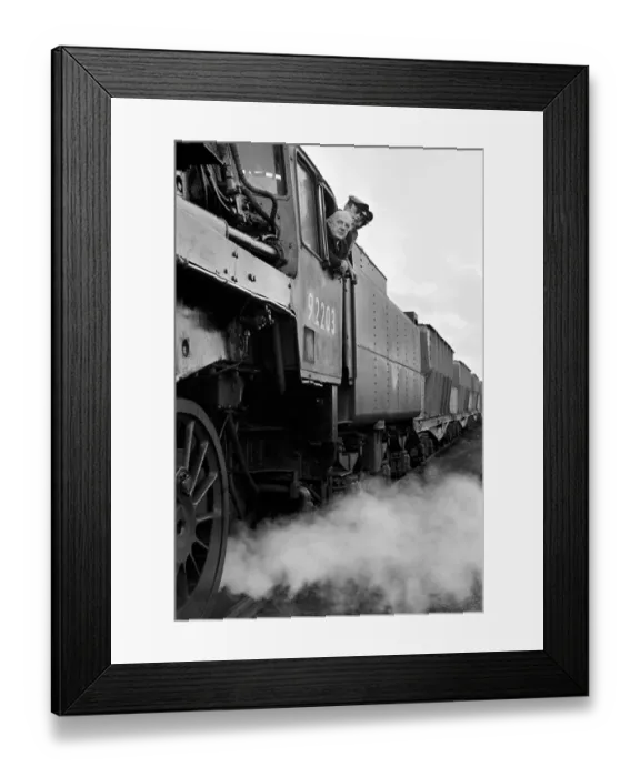 Framed Print : Sir Richards Summers, who drove the last steam train from Bilston Docks at Birkenhead to Framed Print : Sir Richards Summers, who drove the last steam train from Bilston Docks at Birkenhead to