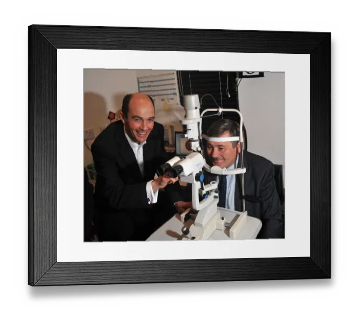 Framed Print : MP Bob Ainsworth visits Coventry Local Optical committee about eye treatment concerns Framed Print : MP Bob Ainsworth visits Coventry Local Optical committee about eye treatment concerns