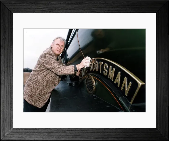Framed Print : Coventry-born pop impressario Pete Waterman has signed up the superstar of the steam era Framed Print : Coventry-born pop impressario Pete Waterman has signed up the superstar of the steam era