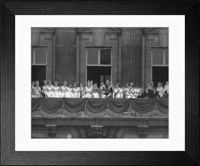 Framed Print : June 2nd 1953. The Coronation of Queen Elizabeth II Framed Print : June 2nd 1953. The Coronation of Queen Elizabeth II