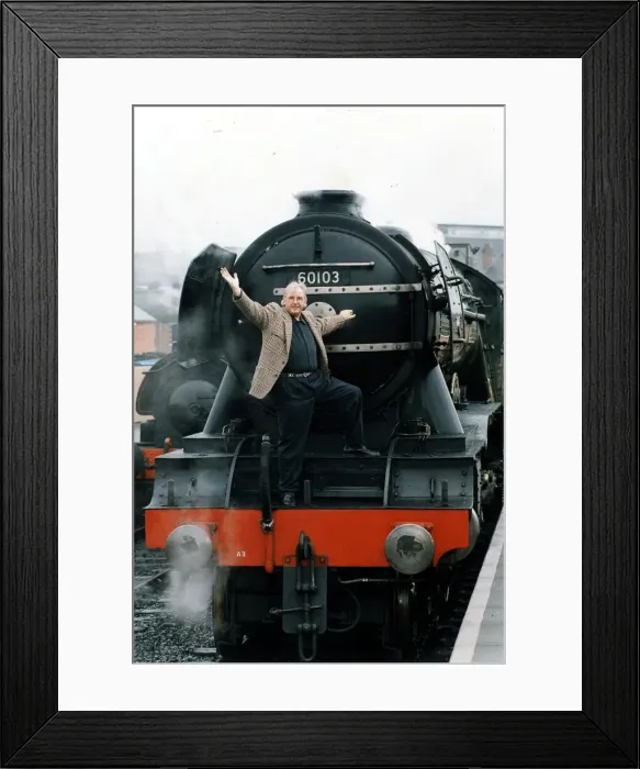 Framed Print : Coventry-born pop impressario Pete Waterman has signed up the superstar of the steam era