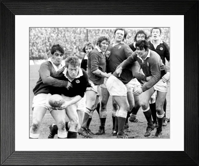 Framed Print : Five Nations match at Murrayfield. Scotland v Wales Framed Print : Five Nations match at Murrayfield. Scotland v Wales