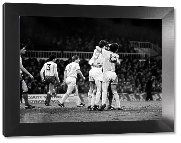 English FA Cup Fourth Round match. Sunderland 0 v Liverpool 3. January 1982 MF05-20-032