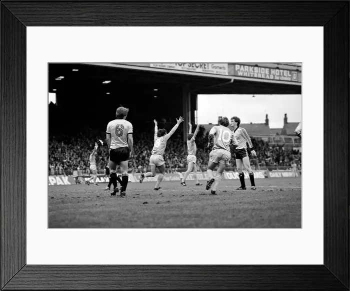 Framed Print : English League Division One matcch. Manchester City 4 v Birmingham City 2 City Framed Print : English League Division One matcch. Manchester City 4 v Birmingham City 2 City