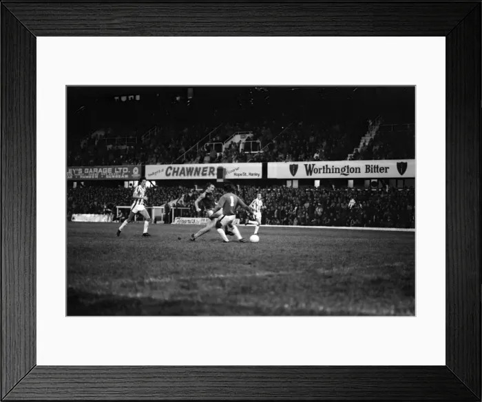 Framed Print : English League Division One match. Stoke City 5 v West Ham United 2