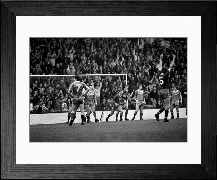 Framed Print : English League Division One match at Anfield. Liverpool 3 v Brighton and Hove Albion 1 Framed Print : English League Division One match at Anfield. Liverpool 3 v Brighton and Hove Albion 1