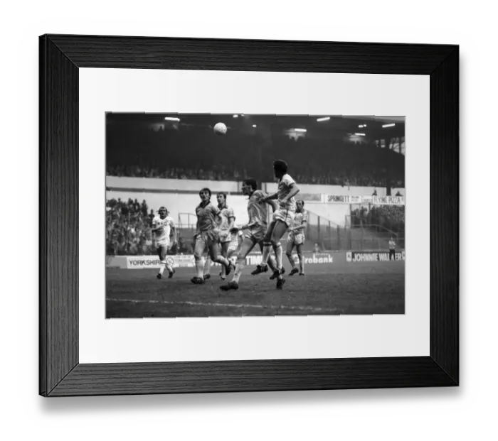 Framed Print : English League Division Two match. Leeds United 3 v Newcastle United 1