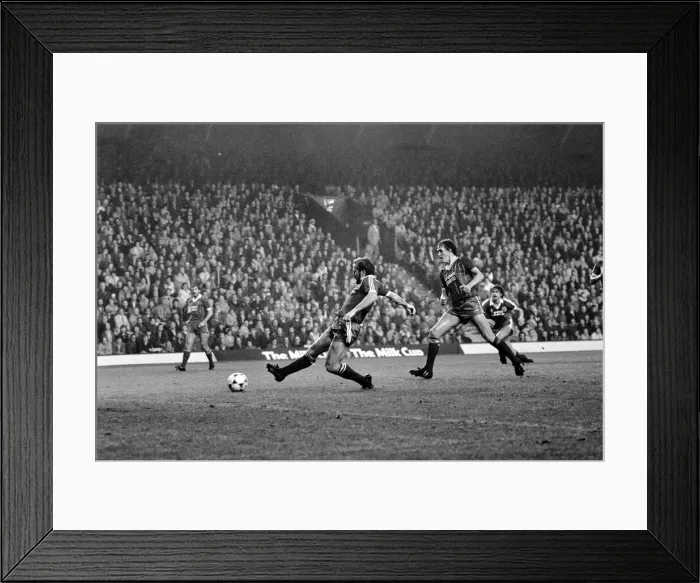 Framed Print : English League Division One match at Anfield. Liverpool 3 v Brighton and Hove Albion 1 Framed Print : English League Division One match at Anfield. Liverpool 3 v Brighton and Hove Albion 1