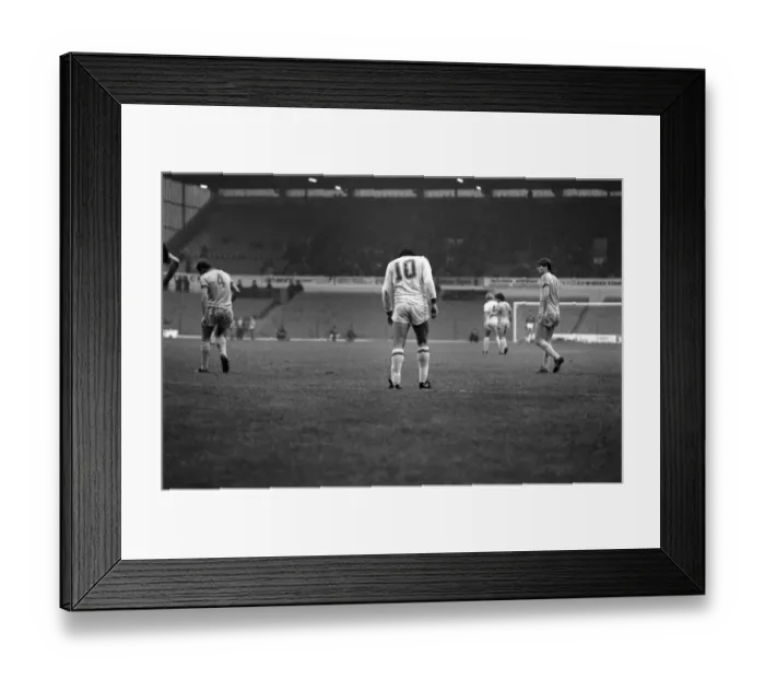 Framed Print : English League Division Two match. Leeds United 3 v Newcastle United 1