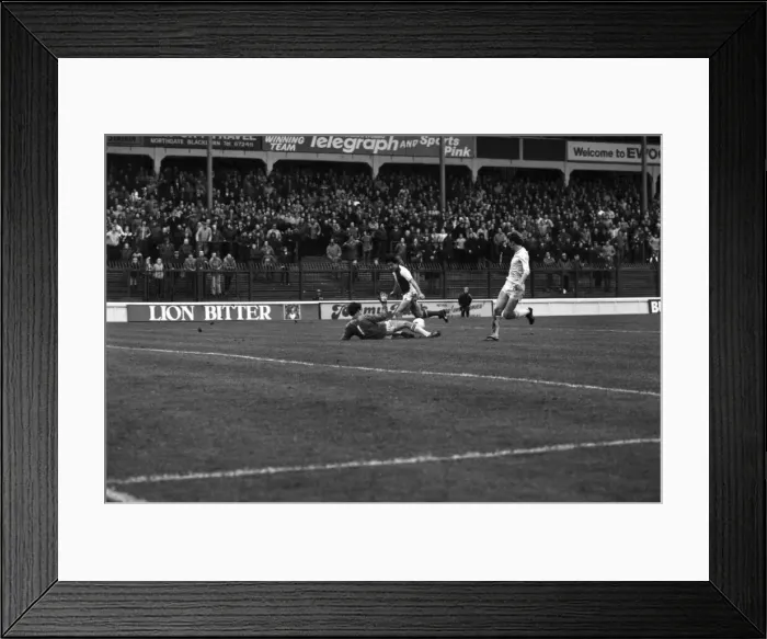 Framed Print : English League Division Two match. Blackburn Rovers 3 v Chelsea 0