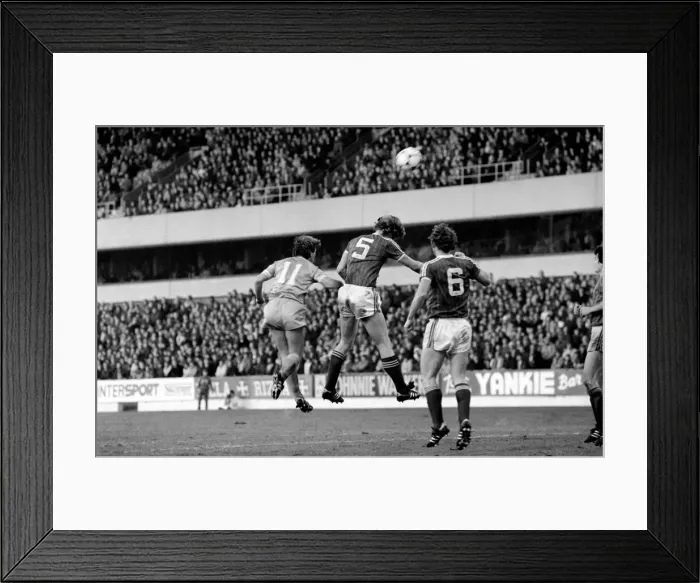 Framed Print : English League Division One match. Nottingham Forest 3 v Manchester City 0