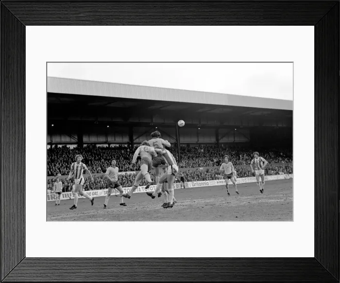 Framed Print : Stoke 1 v. Arsenal 1. Division One Football. Febuary 1981 MF01-23-008 Framed Print : Stoke 1 v. Arsenal 1. Division One Football. Febuary 1981 MF01-23-008