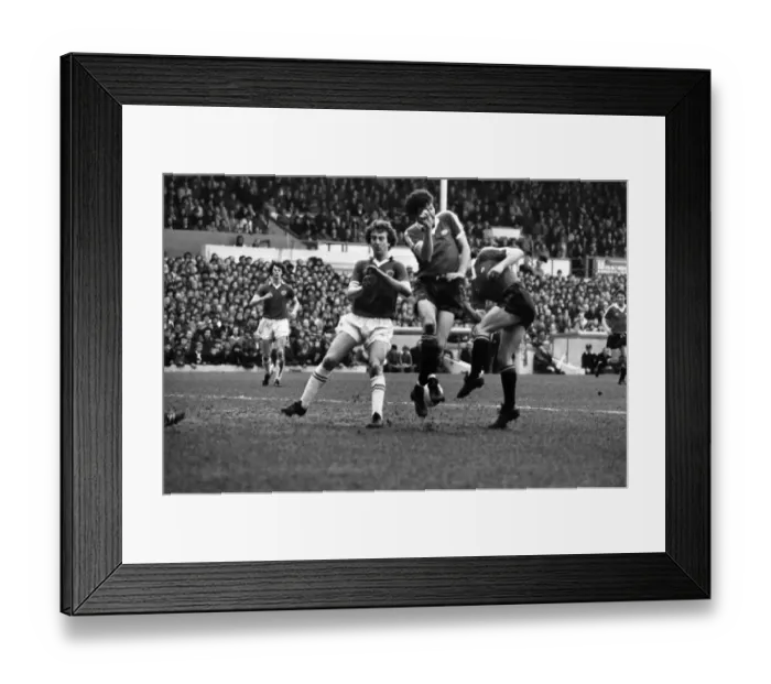 Framed Print : Leicester City 1 v. Manchester United 0. Division One FootballFebruary 1981 MF01-22-003 Framed Print : Leicester City 1 v. Manchester United 0. Division One FootballFebruary 1981 MF01-22-003
