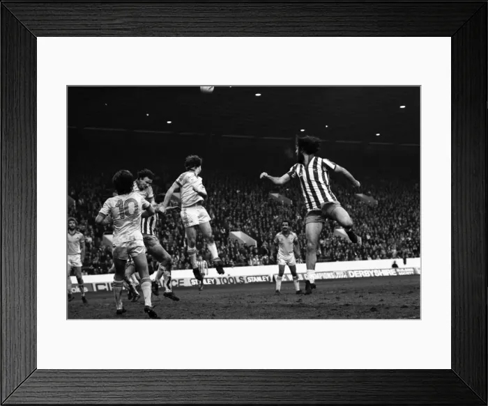 Framed Print : Sheffield Wednesday 1 v. Notts. County 2. Division Two Football. January 1981 MF01-20-018 Framed Print : Sheffield Wednesday 1 v. Notts. County 2. Division Two Football. January 1981 MF01-20-018