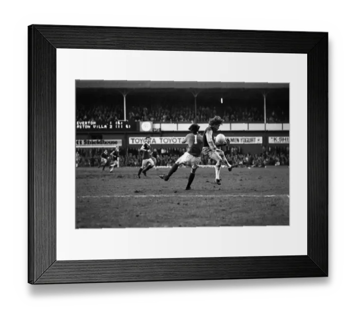 Framed Print : Everton 1 v. Aston Villa 3. Division One Football. February 1981 MF01-21-019 Framed Print : Everton 1 v. Aston Villa 3. Division One Football. February 1981 MF01-21-019