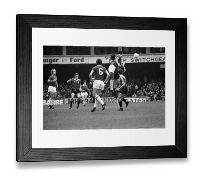 Framed Print : Leicester City 1 v. Manchester United 0. Division One FootballFebruary 1981 MF01-22-119 Framed Print : Leicester City 1 v. Manchester United 0. Division One FootballFebruary 1981 MF01-22-119