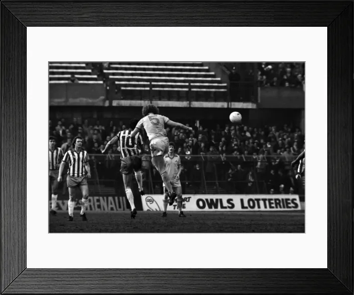Framed Print : Sheffield Wednesday 1 v. Notts. County 2. Division Two Football. January 1981 MF01-20-038 Framed Print : Sheffield Wednesday 1 v. Notts. County 2. Division Two Football. January 1981 MF01-20-038
