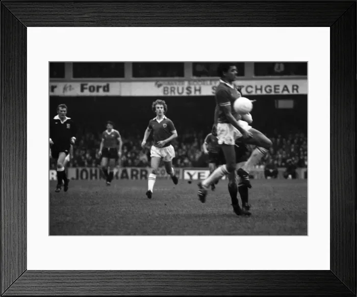 Framed Print : Leicester City 1 v. Manchester United 0. Division One FootballFebruary 1981 MF01-22-019 Framed Print : Leicester City 1 v. Manchester United 0. Division One FootballFebruary 1981 MF01-22-019