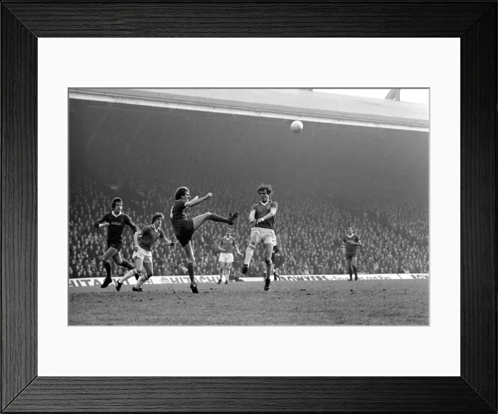 Framed Print : Liverpool 1 v. Leicester City 2. Division One Football. January 1981 MF01-19-009 Framed Print : Liverpool 1 v. Leicester City 2. Division One Football. January 1981 MF01-19-009