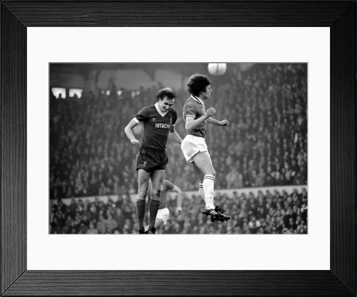 Framed Print : Liverpool 1 v. Leicester City 2. Division One Football. January 1981 MF01-19-015 Framed Print : Liverpool 1 v. Leicester City 2. Division One Football. January 1981 MF01-19-015