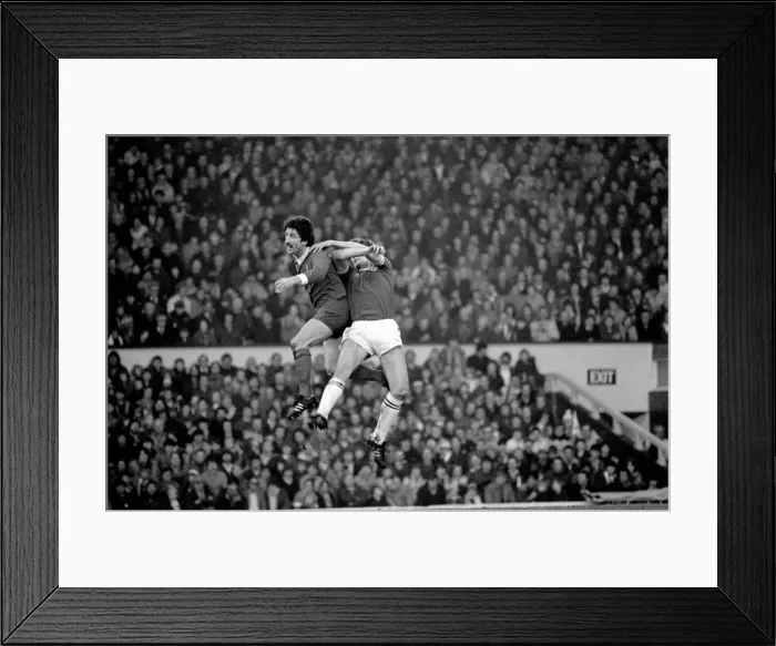 Framed Print : Liverpool 1 v. Leicester City 2. Division One Football. January 1981 MF01-19-006 Framed Print : Liverpool 1 v. Leicester City 2. Division One Football. January 1981 MF01-19-006