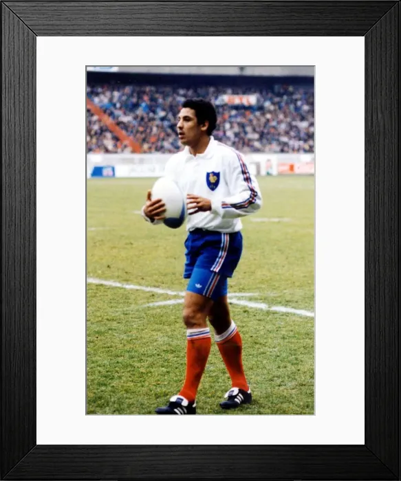Framed Print : Serge Blanco, French international rugby player 19th March 1991