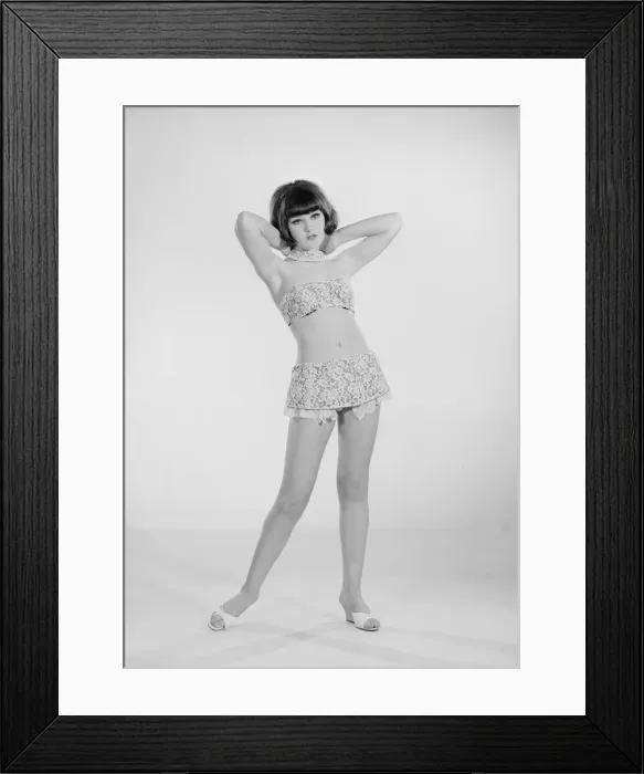 Framed Print : Reveille Fashion Feature Reveille model Debbie Attwood seen here modelling Framed Print : Reveille Fashion Feature Reveille model Debbie Attwood seen here modelling