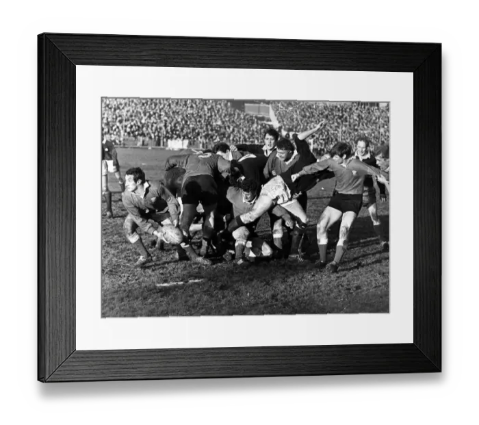 Framed Print : Five Nations match at Cardiff Arms Park. Wales 5 v Scotland 0 Framed Print : Five Nations match at Cardiff Arms Park. Wales 5 v Scotland 0