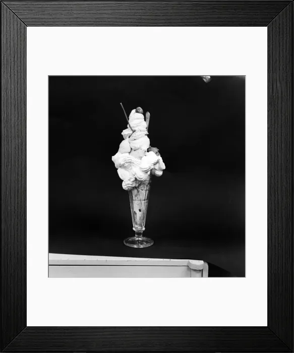 Framed Print : This is a Knickerbocker Glory which will cost you £2. 25p Framed Print : This is a Knickerbocker Glory which will cost you £2. 25p