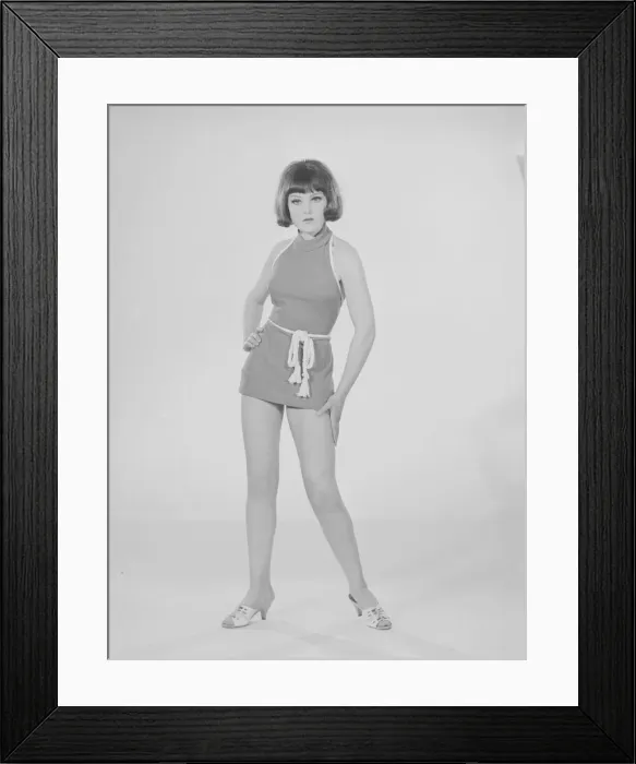Framed Print : Reveille Fashion Feature Reveille model Debbie Attwood seen here modelling Framed Print : Reveille Fashion Feature Reveille model Debbie Attwood seen here modelling