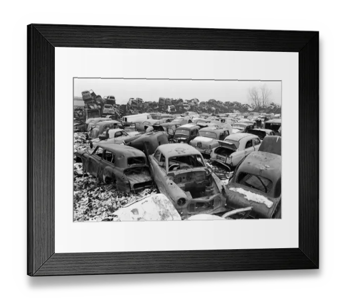 Framed Print : Jones Brothers, scrap metal dealers. c. 1960 Framed Print : Jones Brothers, scrap metal dealers. c. 1960