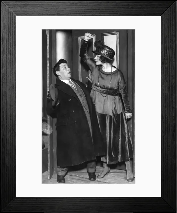 Framed Print : Scene from the pantomime play Cinderella. 24 December 1916 Framed Print : Scene from the pantomime play Cinderella. 24 December 1916