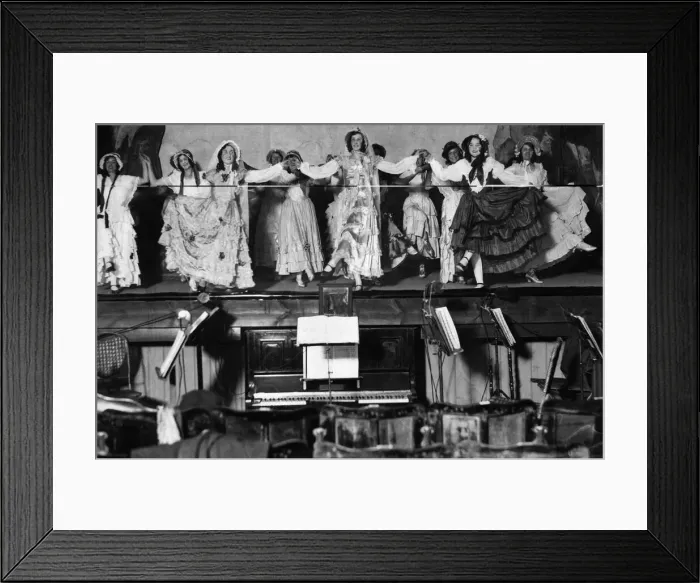 Framed Print : Scene from the play The Pirates of Penzance. 25 February 1930