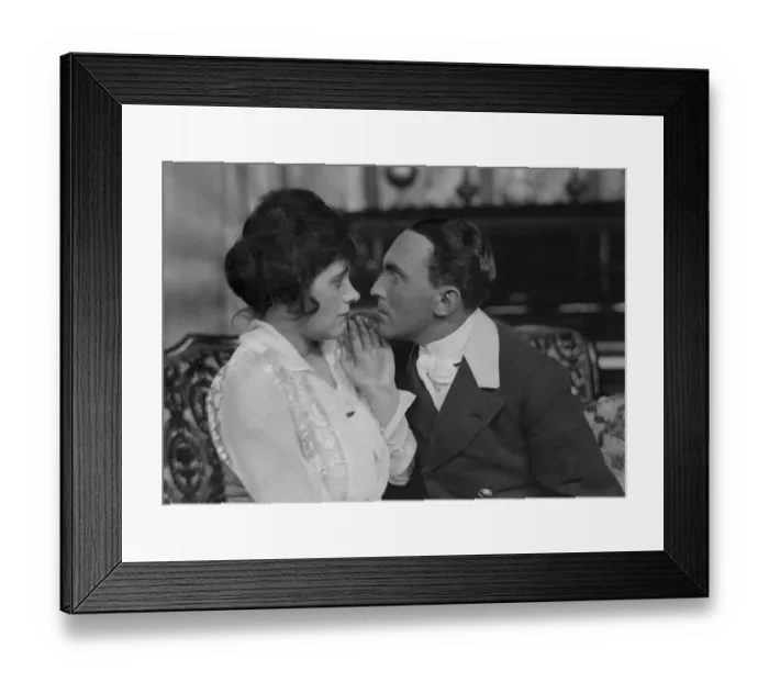 Framed Print : Scene from the play The Rotters. 10 August 1916