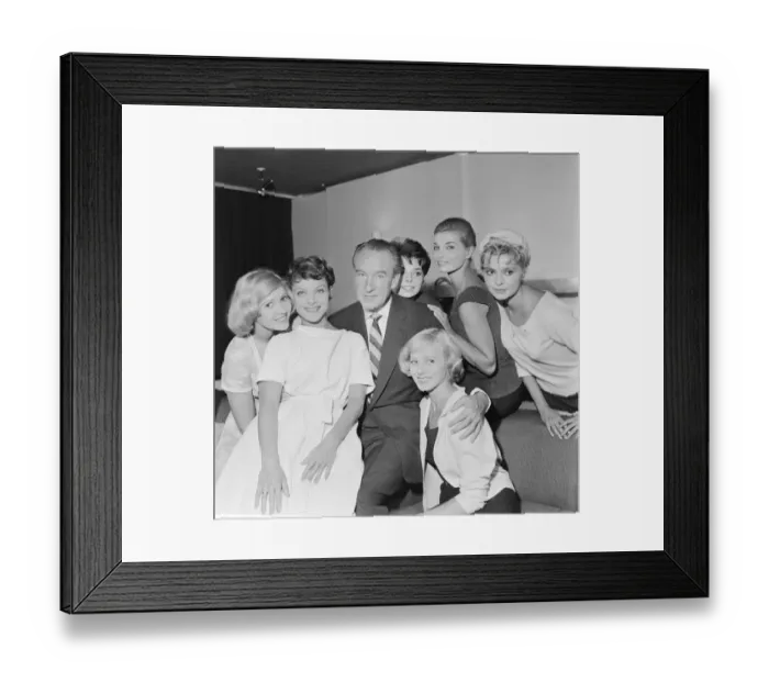 Framed Print : Photocall with stars of Women In Love, six short plays based around the theme of women in
