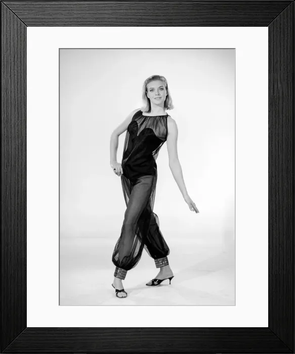 Framed Print : Reveille Fashion Feature Reveille Model M Walden seen here modelling Harem Dress