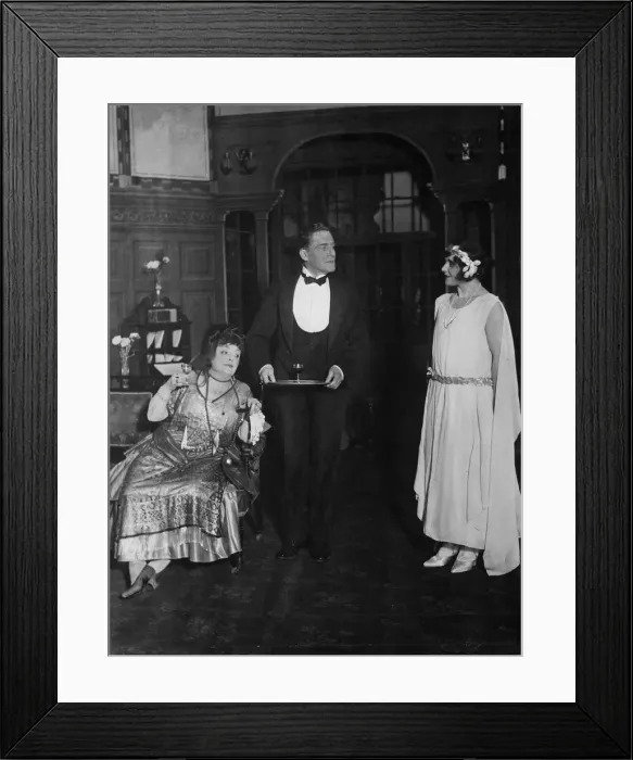 Framed Print : Scene from the theatre play Hawleys Of The High Street. 13 September 1922 Framed Print : Scene from the theatre play Hawleys Of The High Street. 13 September 1922