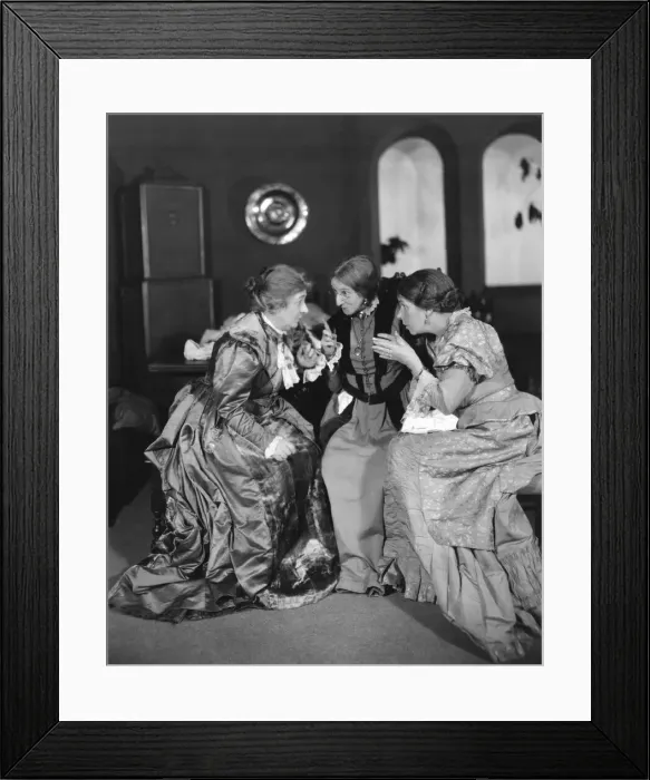 Framed Print : Scene from the play The Pillars of Society. 20 August 1926