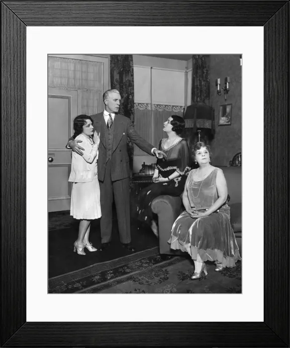 Framed Print : Scene from the play The Patsy. 16th January 1929 Framed Print : Scene from the play The Patsy. 16th January 1929
