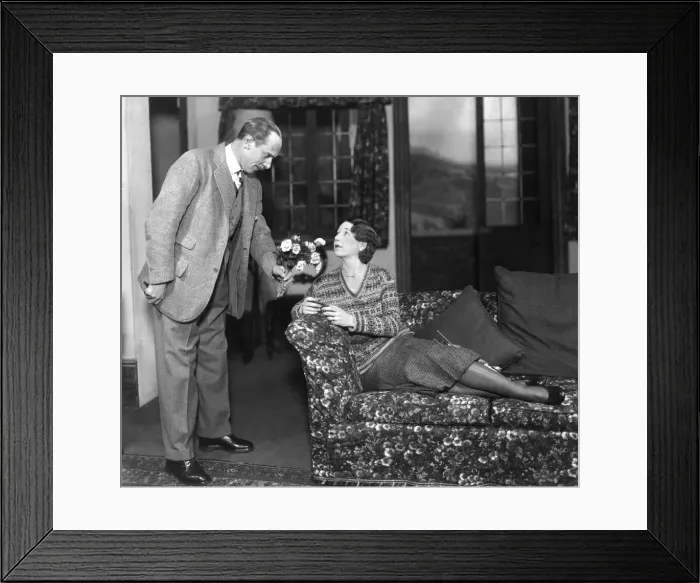 Framed Print : Scene from the play Too See Ourselves. 10th December 1930