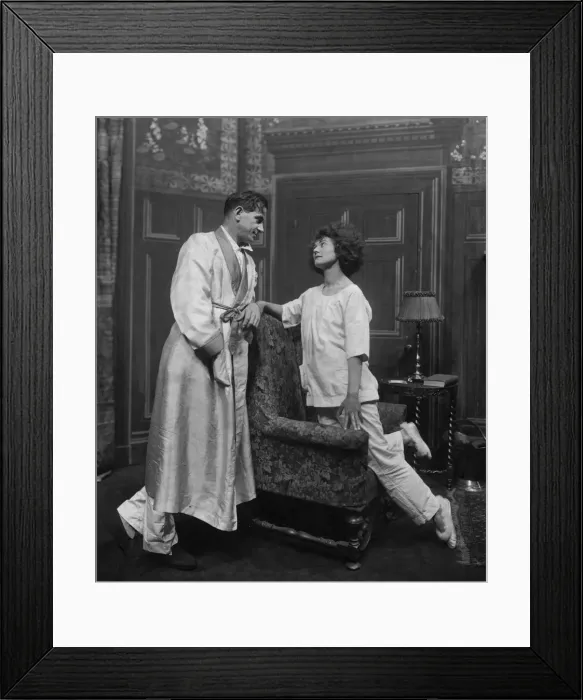 Framed Print : Scene from the play Loss and Laughter. 5th May 1922 Framed Print : Scene from the play Loss and Laughter. 5th May 1922