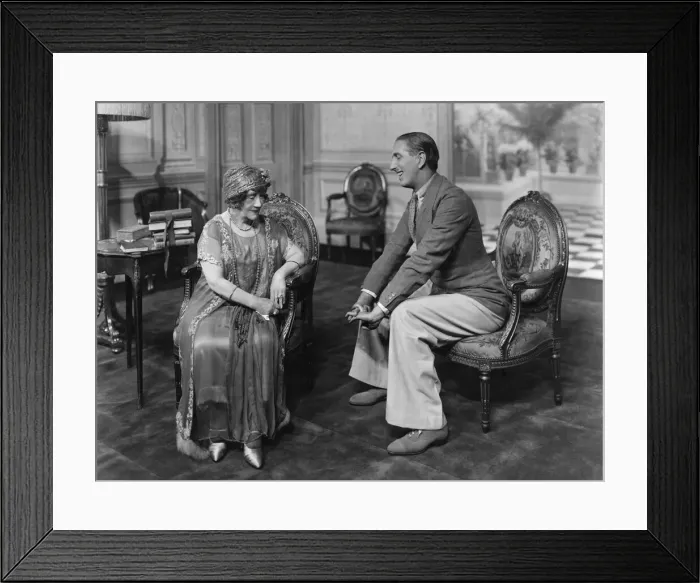 Framed Print : Scene from the play On Chauga 31st July 1923 Framed Print : Scene from the play On Chauga 31st July 1923