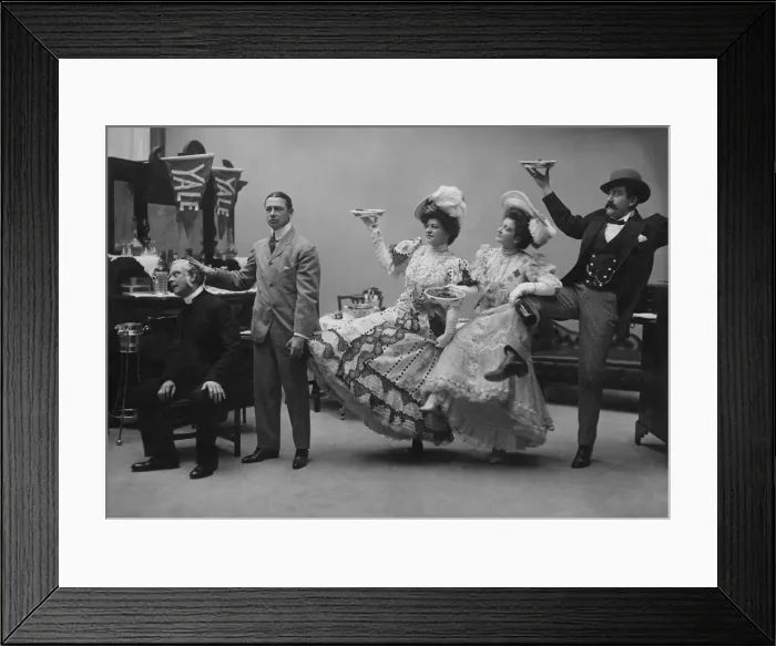 Framed Print : Scene from the play On The Quiet. 4th November 1905 Framed Print : Scene from the play On The Quiet. 4th November 1905