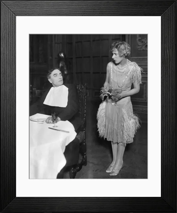 Framed Print : Scene from the play The Padre. 24th May 1926 Framed Print : Scene from the play The Padre. 24th May 1926
