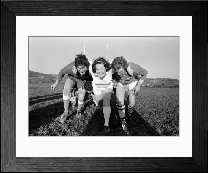 Framed Print : Katy Norman, female Rugby player chairman of Somerset young farmers club Framed Print : Katy Norman, female Rugby player chairman of Somerset young farmers club